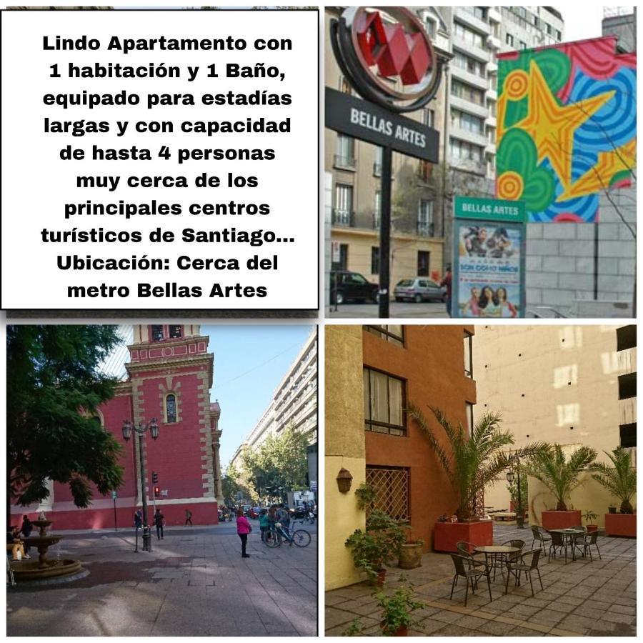 Centrico, Comodo Y Moderno Con Vista Privilegiada Hasta 4Pers Santiago Exterior foto